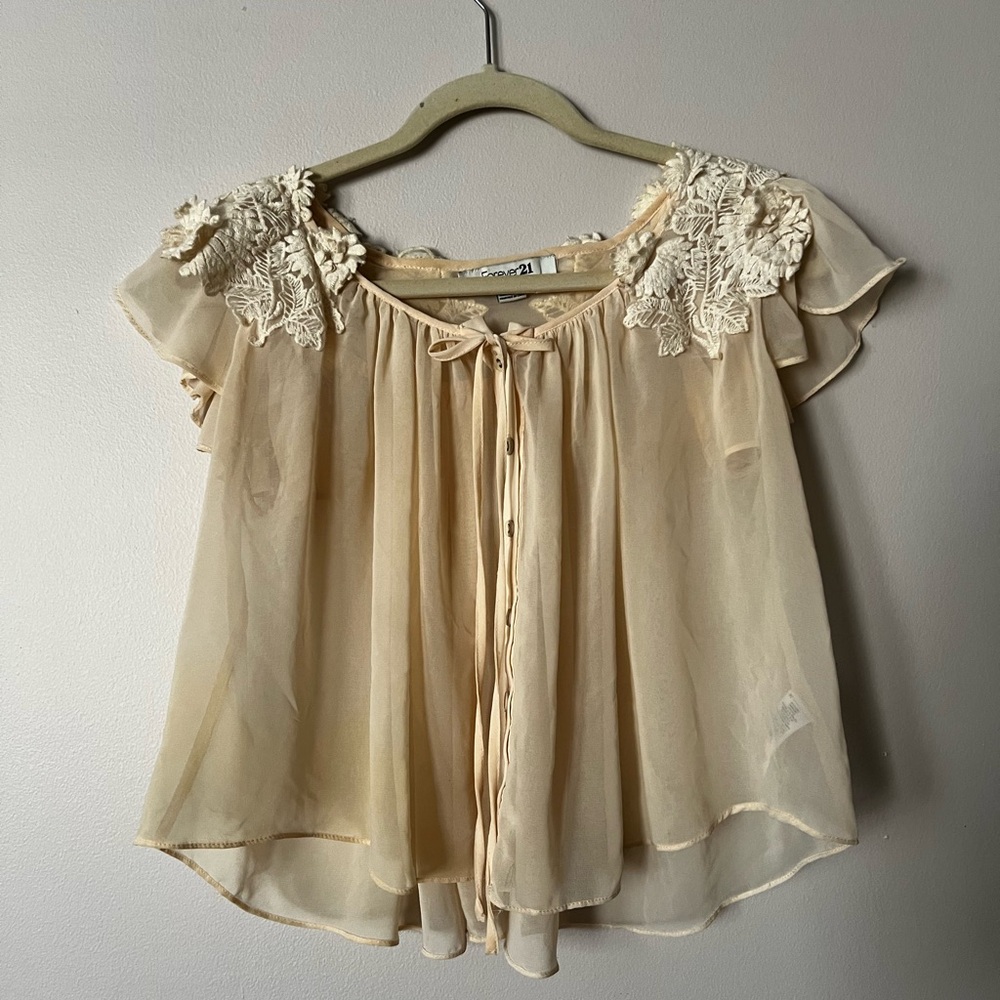 Lace Blouse, Forever 21, S